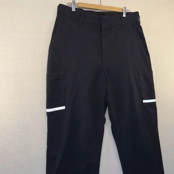 2 Pair* Fedex Pants Men 36R-30 Stan Herman Image Authority Blue ReflectivePocket - Picture 11 of 12